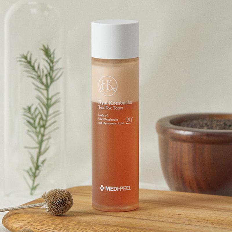 Тонер з комбучею та гіалуроновою кислотою Medi-Peel Hyal Kombucha Tea-Tox Toner