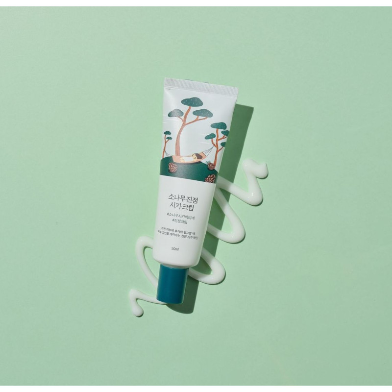 Заспокійливий крем з екстрактом голок сосни ROUND LAB Pine Calming Cica Cream 50 ml