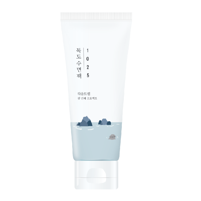 Набір м'яких пінок для очищення шкіри ROUND LAB 1025 Dokdo Cleanser 1+1
