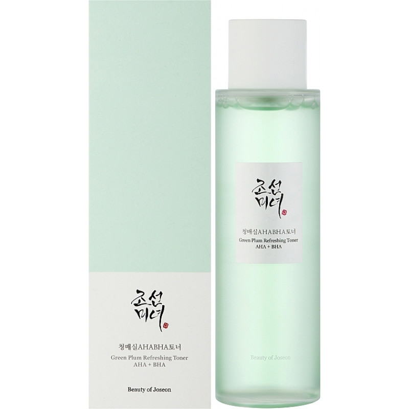 Тонер відлущуючий з кислотами Beauty Of Joseon Green Plum Refreshing Toner AHA+BHA 150 ml