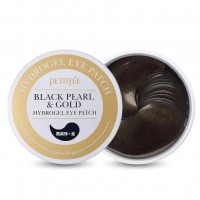 Гідрогелеві патчі для очей з золотом та чорними перлами PETITFEE Black Pearl & Gold Hydrogel Eye Patch
