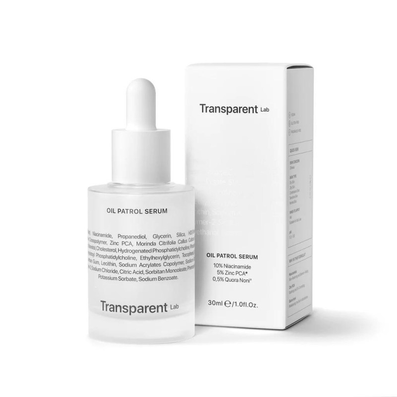 Матуюча сироватка з ніацинамідом та цинком TRANSPARENT-LAB Oil Patrol Serum 30 мл