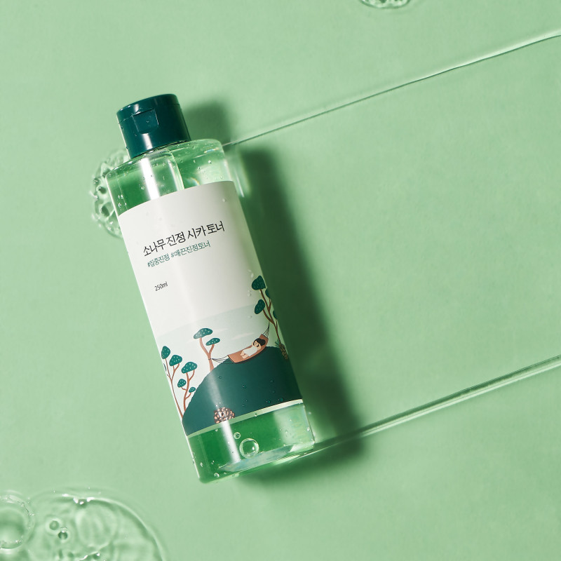 Заспокійливий тонер з екстрактом голок сосни ROUND LAB Pine Calming Cica Toner 250 ml