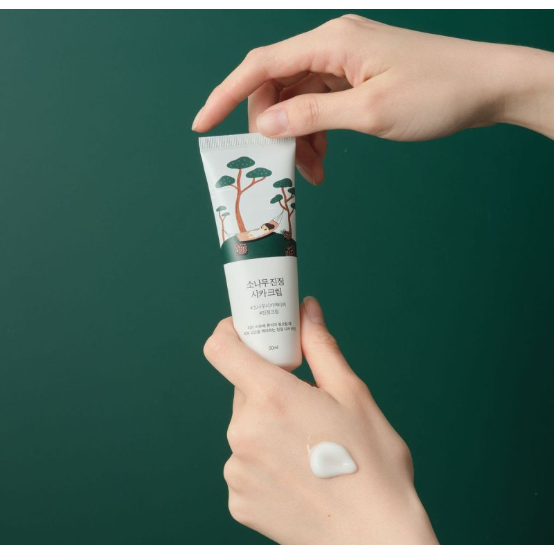 Заспокійливий крем з екстрактом голок сосни ROUND LAB Pine Calming Cica Cream 50 ml