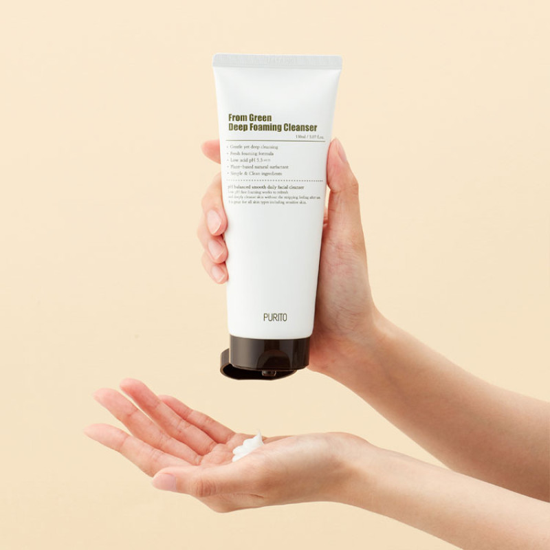 Пінка для глибокого очищення шкіри PURITO From Deep Foaming Cleanser 150 ml