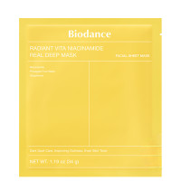 Нічна маска для обличчя з вітаміном С і ніацинамідом Biodance Radiant Vita Niacinamide Real Deep Mask