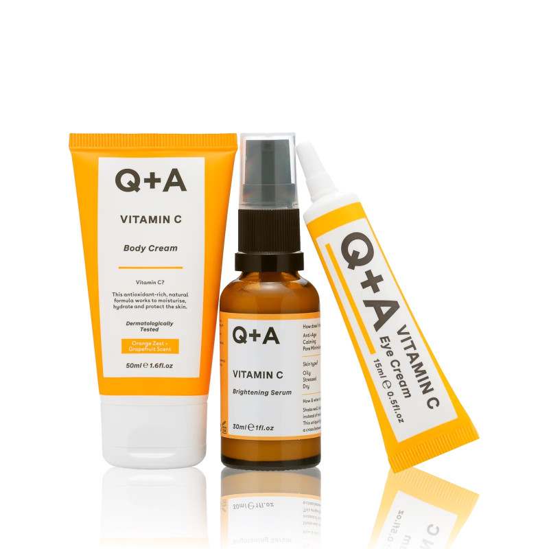 Подарунковий набір для сяяння шкіри Q+A Glow Heroes Gift Set