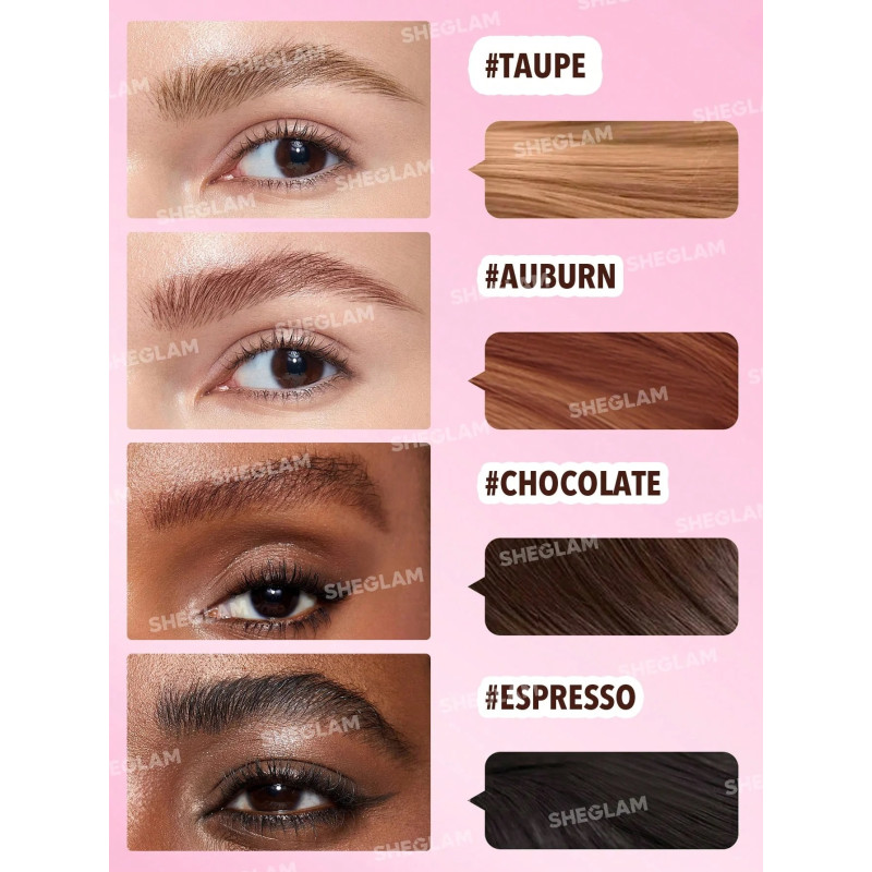 Помадка для брів Sheglam Brow-Fection Angled Brush and Dip - Auburn