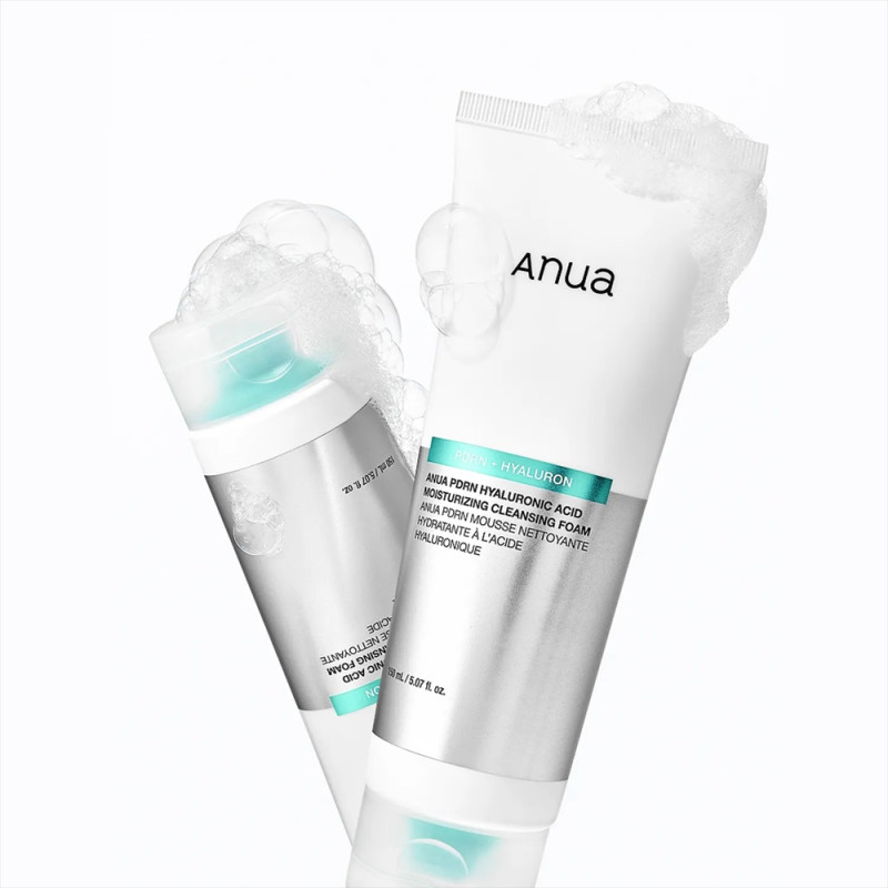 Пінка з PDRN та гіалуроновою кислотою ANUA PDRN Hyaluronic Acid Moisturizing Cleansing Foam 150ml