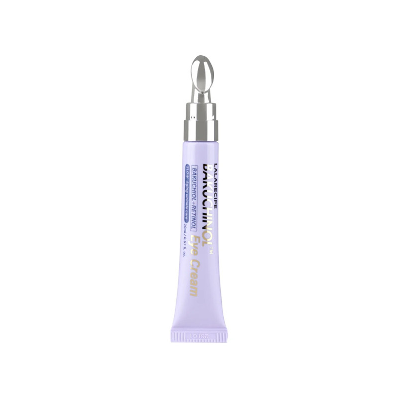 Антивіковий крем під очі з бакучіолом та пептидами LALARECIPE Bakuchinol Eye Cream (20 мл + 20 мл)