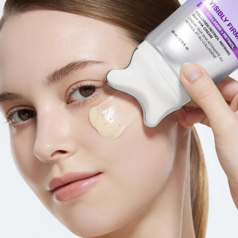 Антивіковий крем-масажер з колагеном та ретинолом ANUA Collagen Retinol Refining Gua Sha Cream 80ml