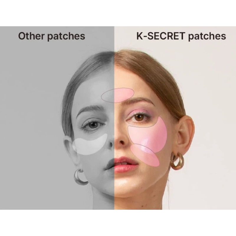 Патчі під очі антивікові з ретинолом K-Secret Advanced Regenerating Eye Gel Patches, 60ea