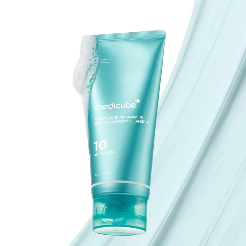 Пінка для глибокого очищення з азелаїновою кислотою Medicube Azelaic Acid Niacinamide Deep Clean Foam Cleanser, 120 г