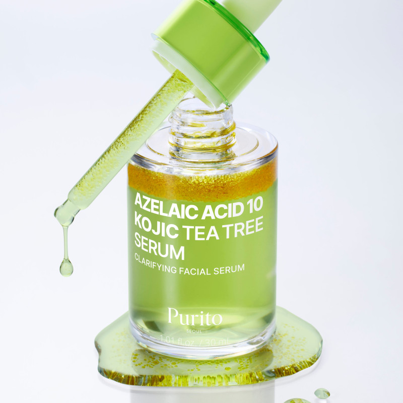 Сироватка з азелаїновою кислотою та чайним деревом PURITO Azelaic Acid 10 Kojic Tea Tree Serum 30 мл