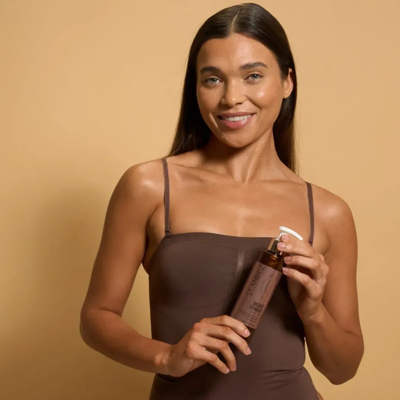 Засіб для бронзової засмаги з ефектом шимеру St Moriz Advanced Bronze Shimmer Tan, 200ml