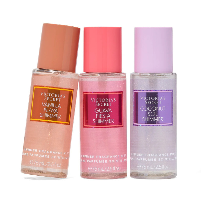 Набір спреїв з шимером Victoria's Secret 3-Piece Getaway Shimmer Gift Set