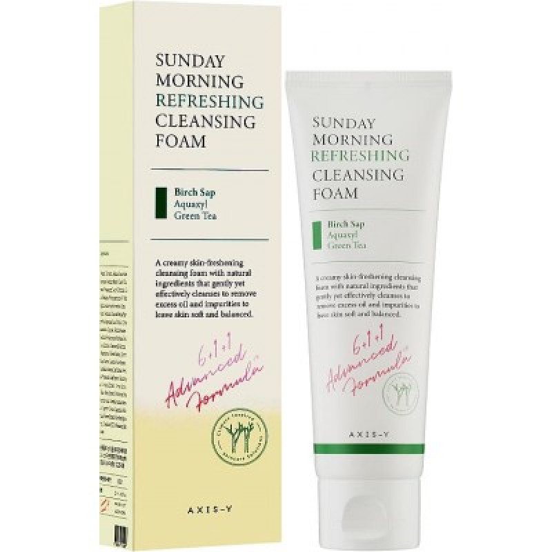 Пінка для вмивання AXIS-Y Sunday Morning Refreshing Cleansing Foam 120ml