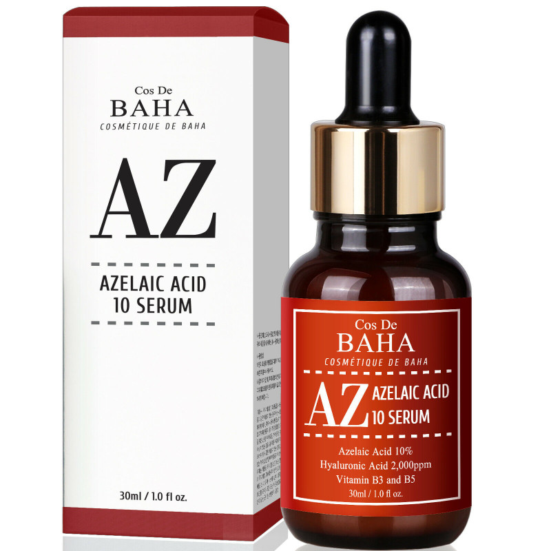Cироватка з азелаїновою кислотою 10% Cos De BAHA Azelaic Acid Hinokitiol Clearing Serum (AZ) - 30 мл