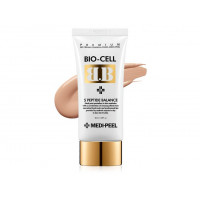 Антивіковий ВВ-крем, на основі пептидів та плаценти Medi-Peel Bio-Cell BB Cream SPF50+PA+++ 