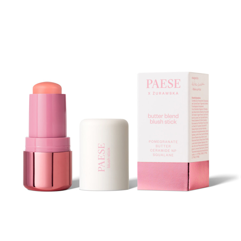 Кремові рум'яна-стік для обличчя Paese BUTTER BLEND 03 Coral