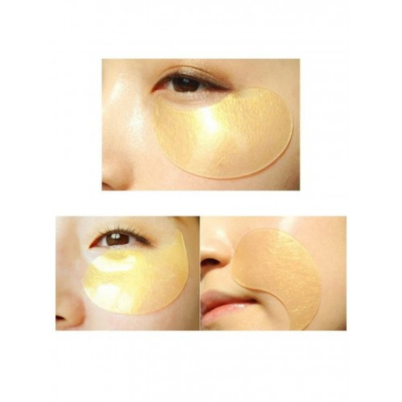 Патчі для очей з золотом та равликом PETITFEE Gold & Snail Hydrogel Eye Patch 60шт