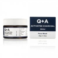 Маска для обличчя з активованим угіллям Q+A Activated Charcoal Face Mask