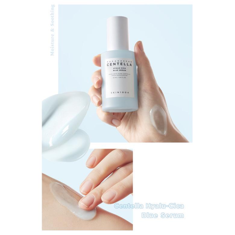 Гіалуронова сироватка із центеллою SKIN1004 Madagascar Centella Hyalu-Cica Blue Serum 50ml