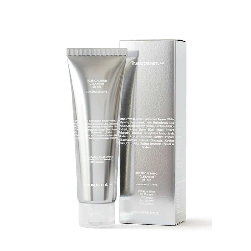 Гель для очищення чутливої шкіри TRANSPARENT-LAB Rose Calming Cleanser pH 5.5 150 мл