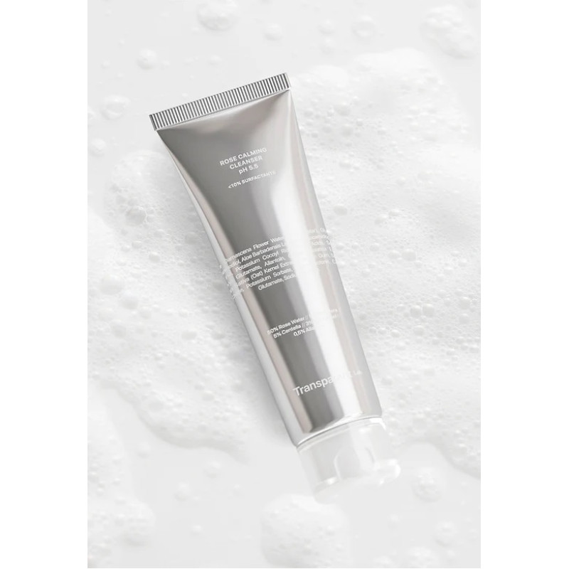Гель для очищення чутливої шкіри TRANSPARENT-LAB Rose Calming Cleanser pH 5.5 150 мл