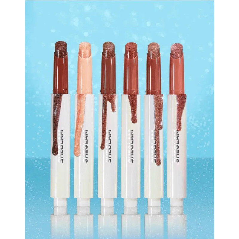Блиск плампер для губ з шиммером Sheglam Pout-Perfect Shimmer Lip Plumper - Gold Rush